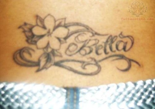 Lower Back Flower Bella Tattoo